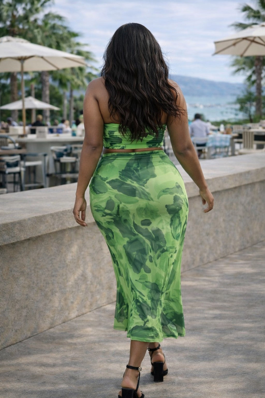 Curvy Rib top and Pants Set