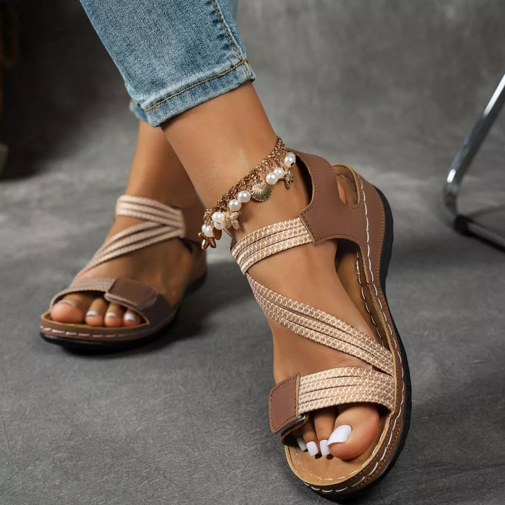 Open Toe Wedge Sandals